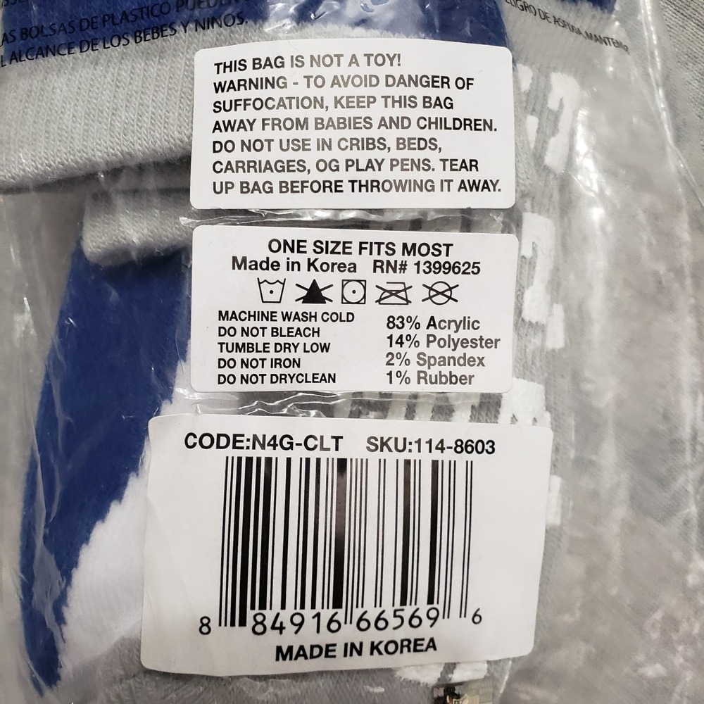 Indianapolis Colts For Bare Feet NFL Socks Mens One Size Fits Most Blue NWT